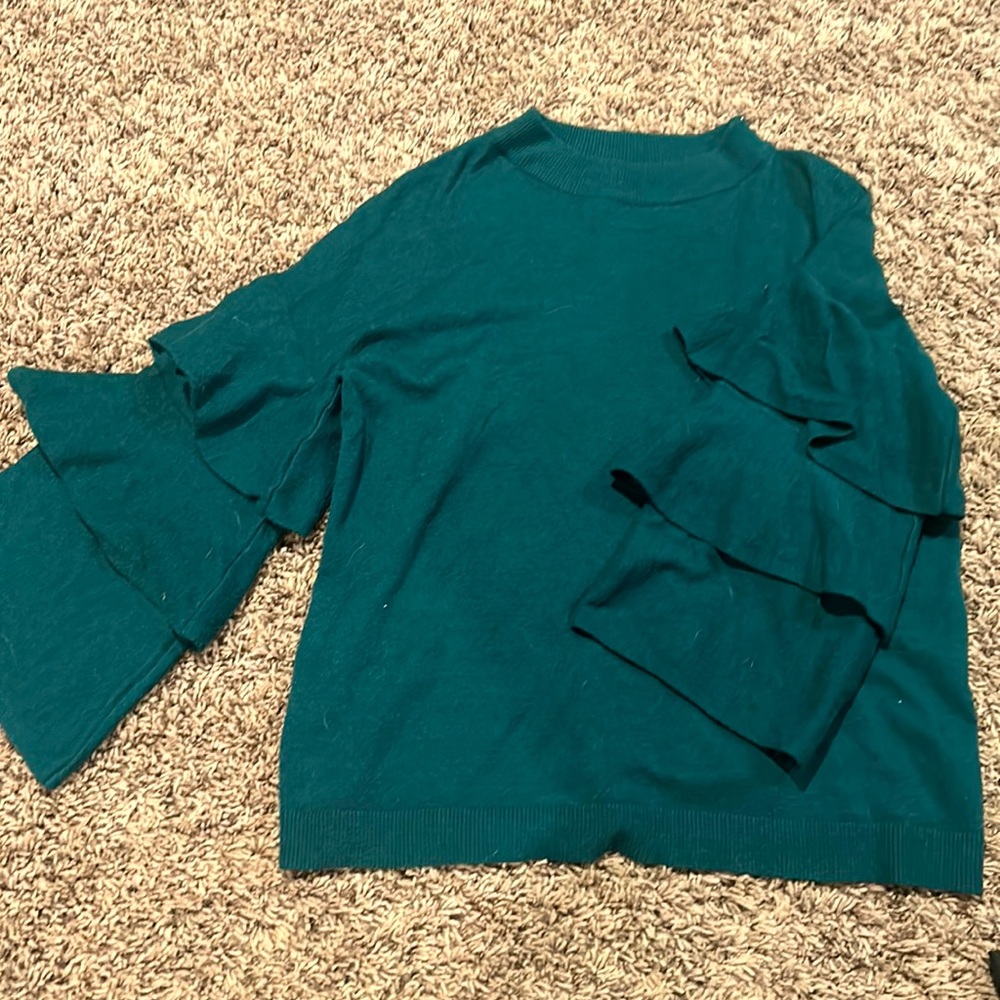 green mud pie womens bell sleeve sweater